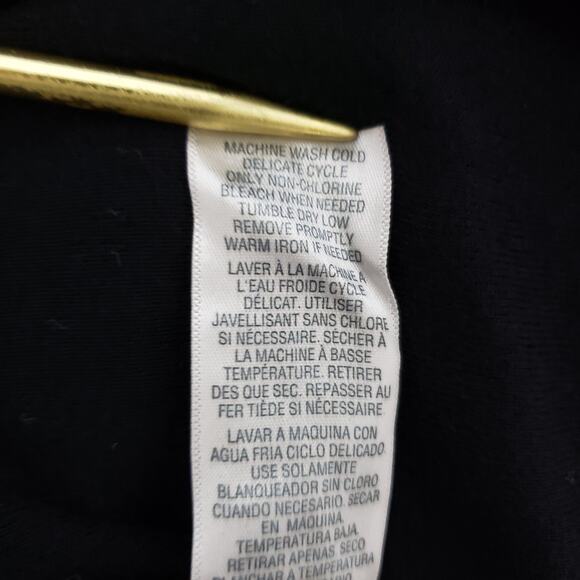 Splendid Boyfriend Cardigan Sweater Women M Roll Tab Long Sleeves Modal Black - Picture 12 of 12